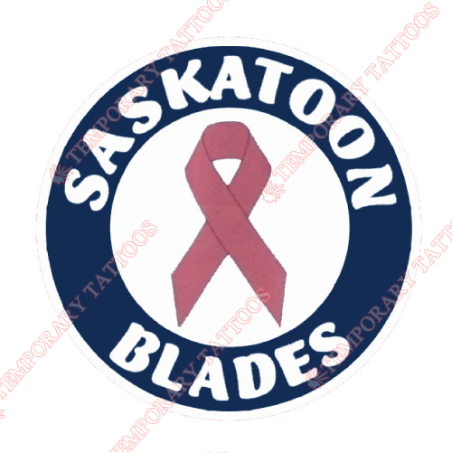 Saskatoon Blades Customize Temporary Tattoos Stickers NO.7546